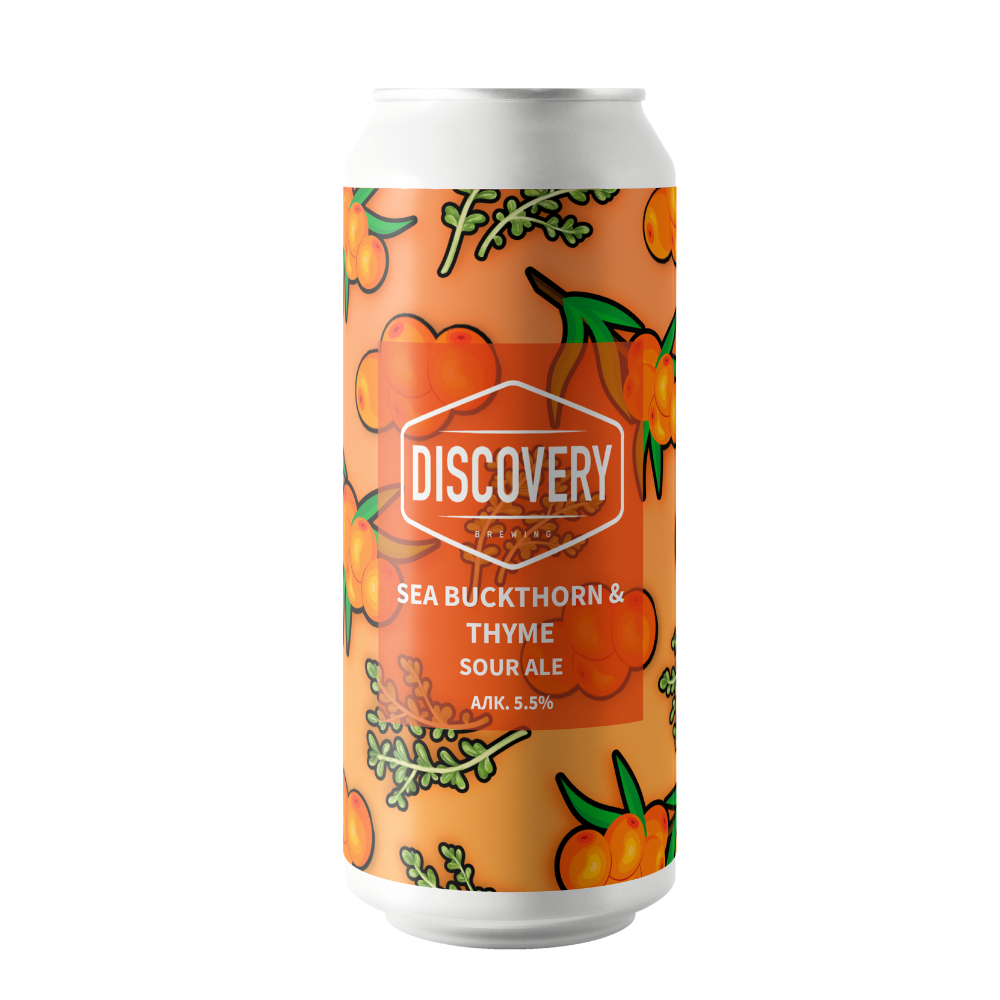 DISCOVERY SEA BUCKTHORN & THYME ("Дискавери Сиабакторн Тайм "), ж/б, 0,45 л.